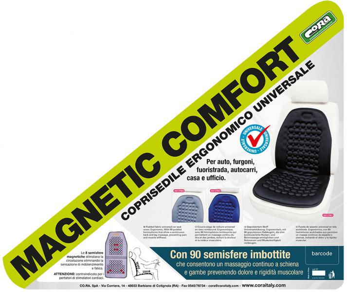 Coprisedile anteriore universale Magnetic Comfort nero - Gare Ricambi Auto  e Accessori